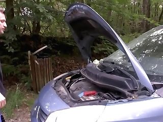 Car Fuck Near The Forest